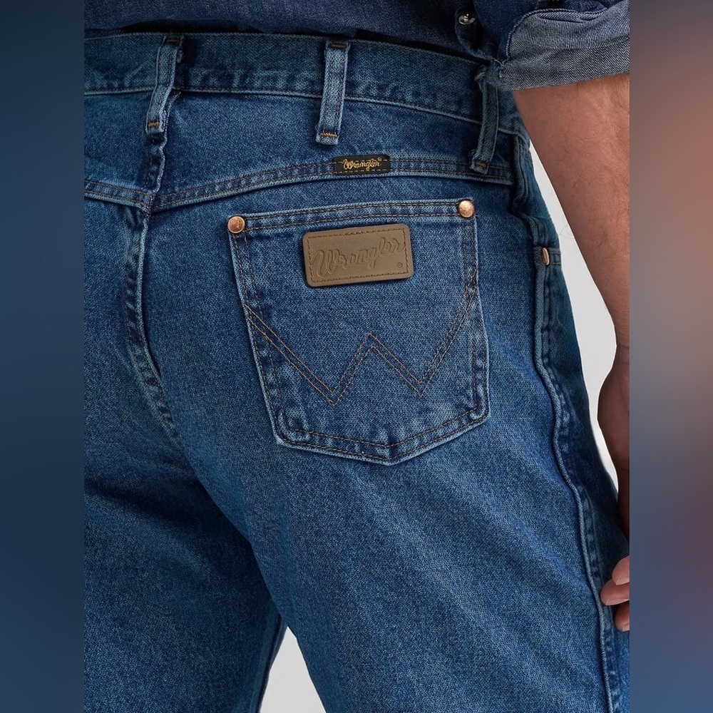 Men’s Wrangler - WRANGLER COWBOY CUT ORIGINAL FIT JEAN - Size 35x38 - Picture 5 of 12